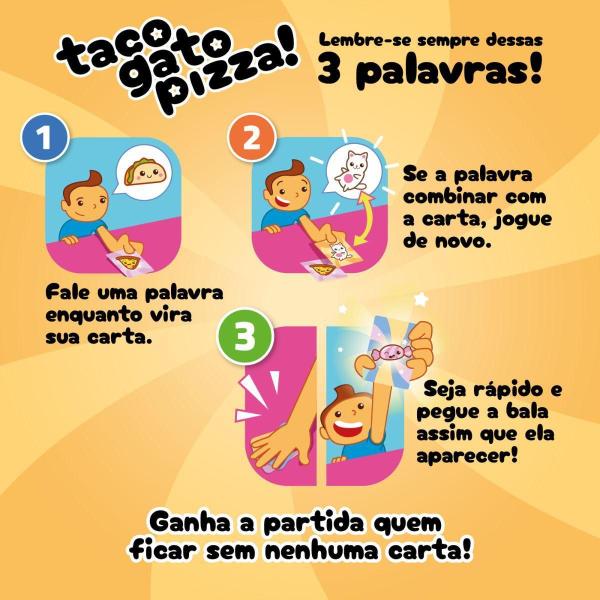 Jogo De Cartas Pocket Infantil Taco Gato Kids Papergames Imagem de Jogo De Cartas Pocket Infantil Taco Gato Kids Papergames