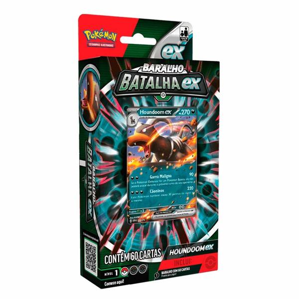 Imagem de Jogo de Cartas - Pokémon - Baralho Batalha Ex - Houndoom - Copag