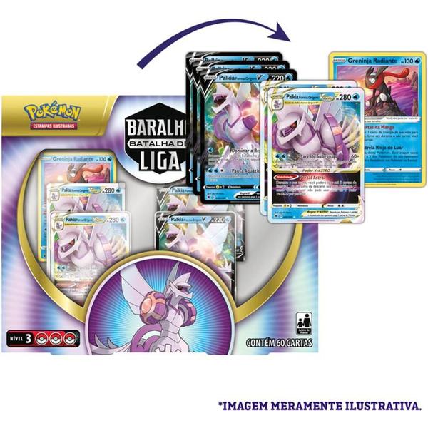 Imagem de Jogo de cartas pokemon - deck batalha de liga - origem palkia v-astro