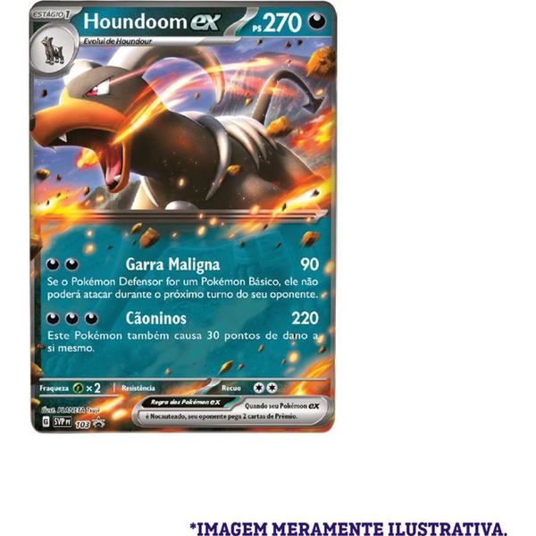 Jogo de Cartas Pokémon DECK MELMETAL/HOUNDOOM - Copag Imagem de Jogo de Cartas Pokémon DECK MELMETAL/HOUNDOOM