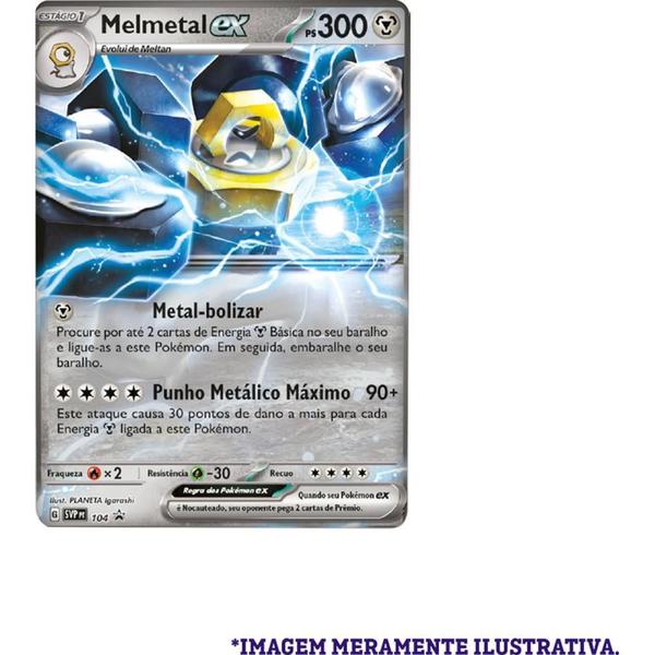 Jogo de Cartas Pokémon DECK MELMETAL/HOUNDOOM - Copag Imagem de Jogo de Cartas Pokémon DECK MELMETAL/HOUNDOOM