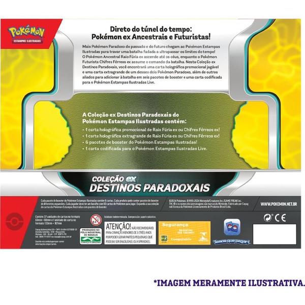 Imagem de Jogo de Cartas Pokémon Destinos Paradoxais Sortidos