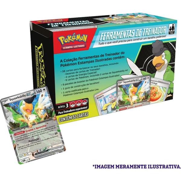 Imagem de Jogo de Cartas Pokemon Treinador Squawkabilly