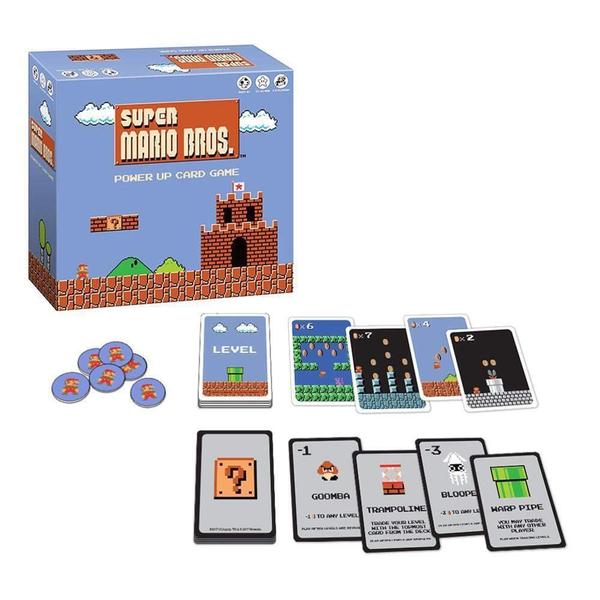 Imagem de Jogo de cartas Super Mario Bros Power Up  Arte do NES da Nintendo