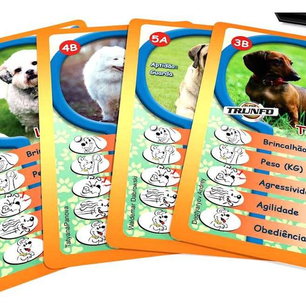 Imagem de Jogo De Cartas Super Trunfo Cães De Raça 2 Grow