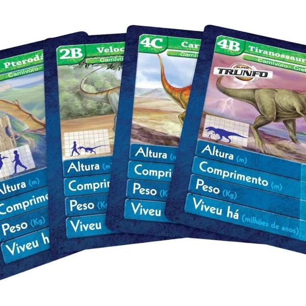 Imagem de Jogo De Cartas Super Trunfo Dinossauros 1 - Grow 01402