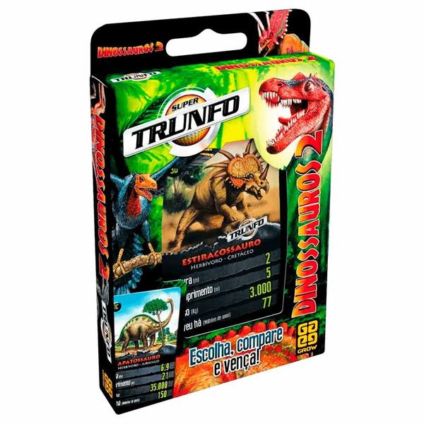 Imagem de Jogo de Cartas - Super Trunfo - Dinossauros 2 - Grow