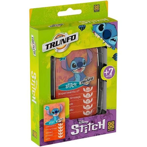 Imagem de Jogo De Cartas Super Trunfo Disney Stitch Marvel