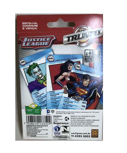 Imagem de Jogo De Cartas Super Trunfo Liga Da Justiça Da Grow 03350