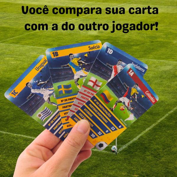 Imagem de Jogo De Cartas Super Trunfo Seleções do Mundo 32 Cartas