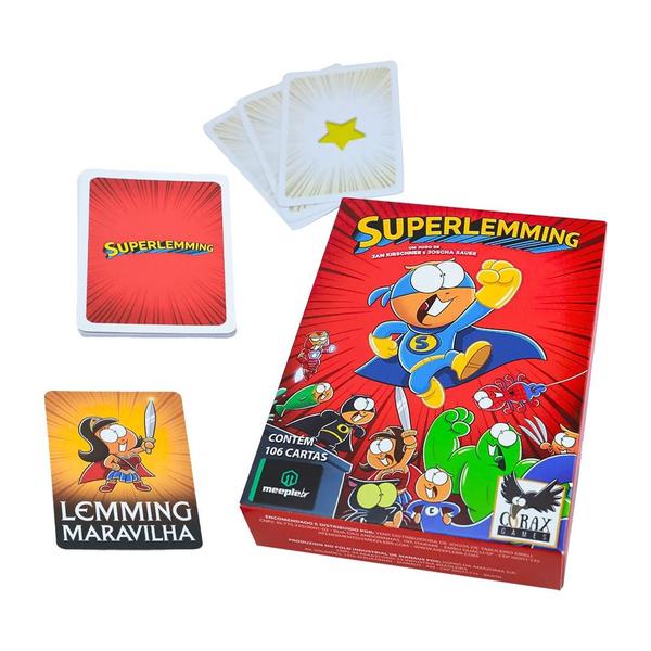 Imagem de Jogo de cartas superlemming meeple br