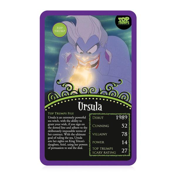 Imagem de Jogo de cartas Top Trumps Disney Wickedly Devious Family 6+ Kids