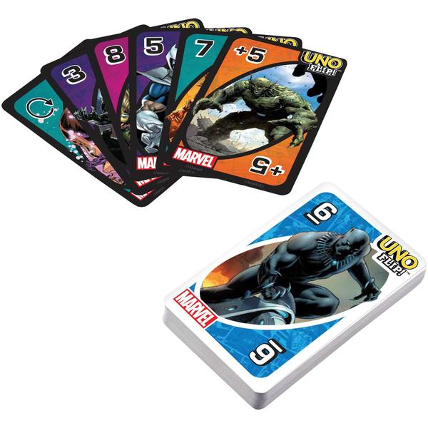 Imagem de Jogo de Cartas UNO FLIP Marvel - 112 cartas