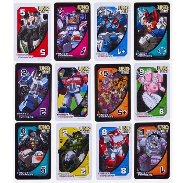 Imagem de Jogo de Cartas Uno Flip Transformers