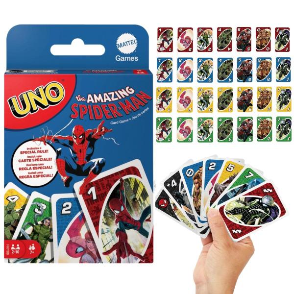 Imagem de Jogo de cartas Uno Homem Aranha Original - Mattel