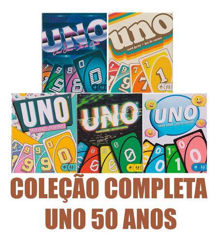 Imagem de Jogo de Cartas Uno Iconic Coleção 50 Anos 70 80 90 00 10