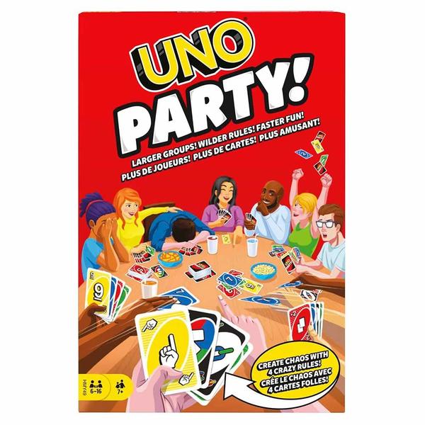 Imagem de Jogo de Cartas - Uno Party - 224 Cartas - Mattel Games