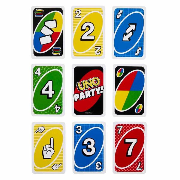 Imagem de Jogo de Cartas - Uno Party - 224 Cartas - Mattel Games