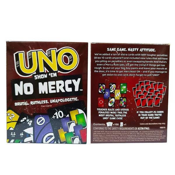 Imagem de Jogo de Cartas UNO Show Em' NO MERCY Card Game Divertido
