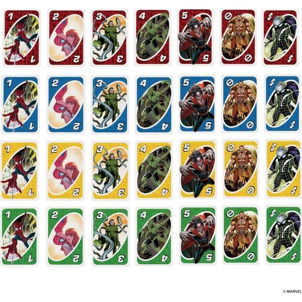 Jogo de Cartas UNO Spiderman - Mattel Imagem de Jogo de Cartas UNO Spiderman