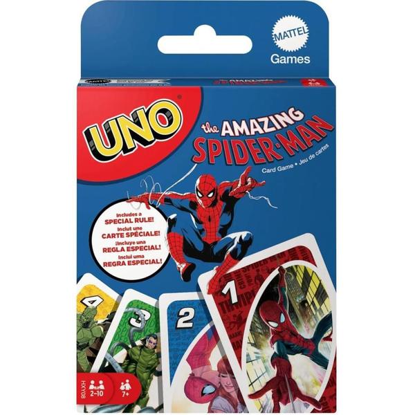 Jogo de Cartas UNO Spiderman - Mattel Imagem de Jogo de Cartas UNO Spiderman