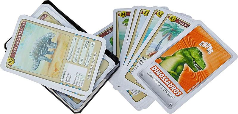 Imagem de Jogo de Cartas Uno Super Copag Dinossauros 2 Em 1