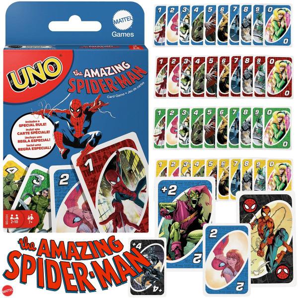 Imagem de Jogo De Cartas Uno The Amazing Spider-man HXY08 - Mattel 