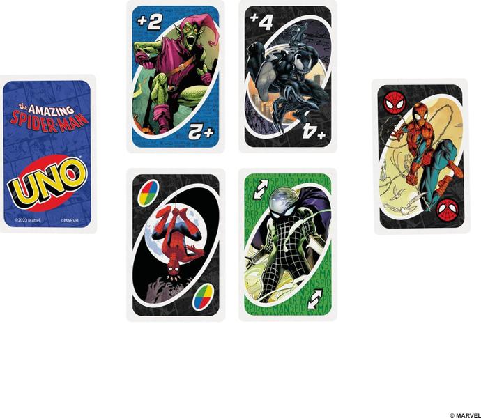 Imagem de Jogo De Cartas Uno The Amazing Spider-man Hxy08 - Mattel