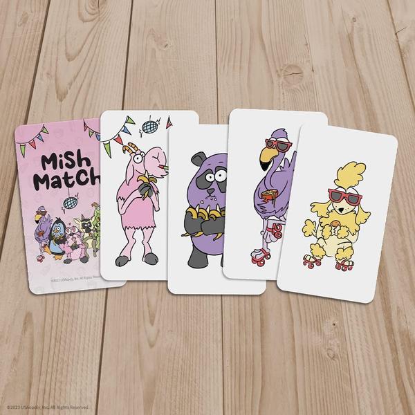 Imagem de Jogo de cartas USAOPOLY Mish Match Fast Paced Party 2-8 jogadores