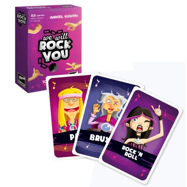 Imagem de Jogo De Cartas We Will Rock You Original Buró Card Game