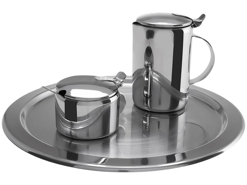Jogo de Chá e Café 4 Peças Forma Inox Tavola - 807920/4MA Jogo de Chá e Café 4 Peças Forma Inox Tavola - 807920/4MA