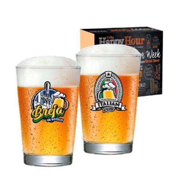 Jogo De Copo 300 Ml Com 2 Peças Para Cervejas - A.R Variedades Mt Imagem de Jogo De Copo 300 Ml Com 2 Peças Para Cervejas