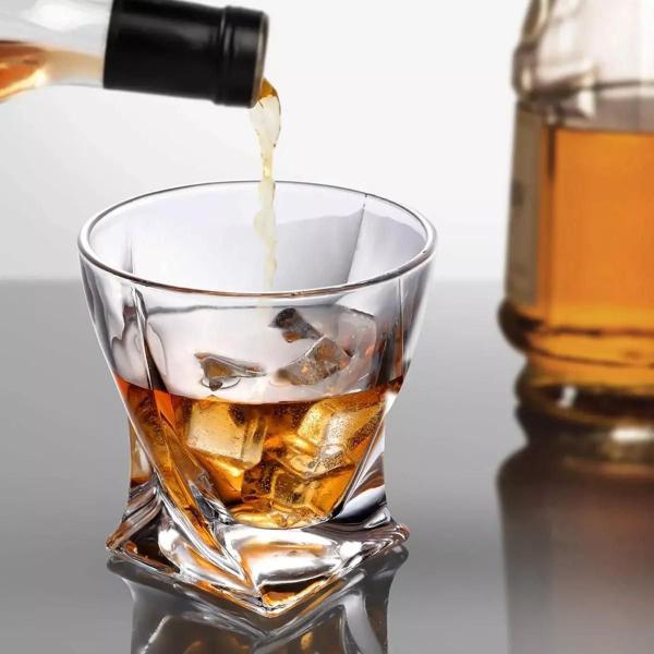 Imagem de Jogo De Copo Whisky Vidro 6Unid Licor 320Ml