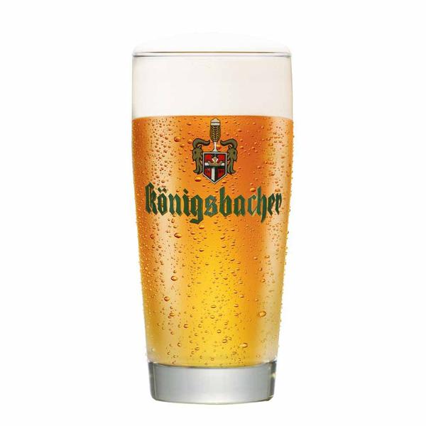 Imagem de Jogo de Copos de Cerveja Frase Konigsbacher 0,25 Vidro 335ml