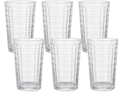Jogo de Copos de Vidro 227ml 6 Peças Haus Concept Waffle Jogo de Copos de Vidro 227ml 6 Peças Haus Concept Waffle