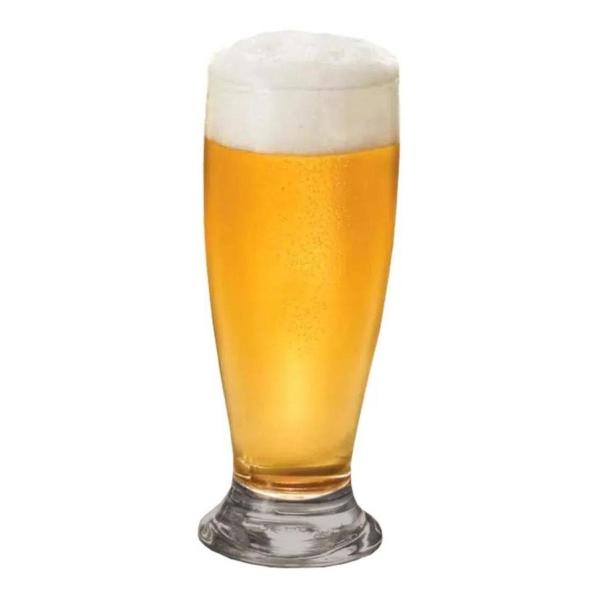 Imagem de Jogo de Copos de Vidro 24 peças Tulipa Chopp Cerveja 350ml