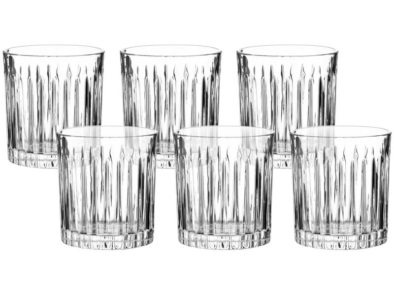 Jogo de Copos de Vidro 330ml 6 Peças Haus Concept Filetto Jogo de Copos de Vidro 330ml 6 Peças Haus Concept Filetto