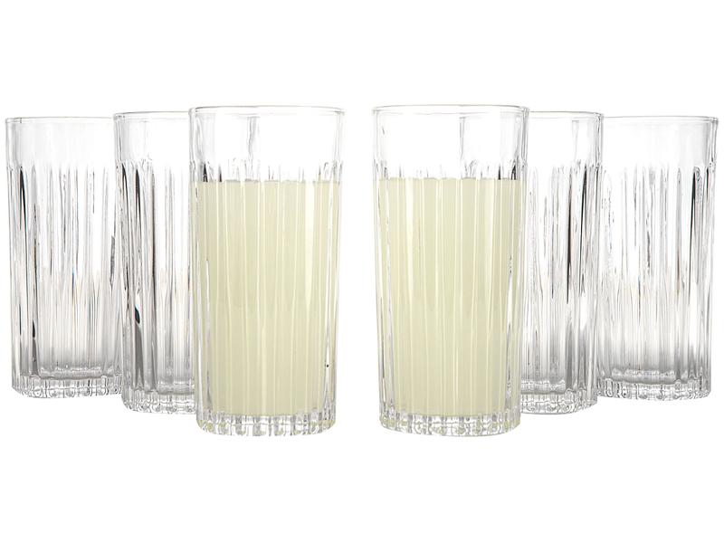 Jogo de Copos de Vidro 350ml 6 Peças Haus Concept Filetto