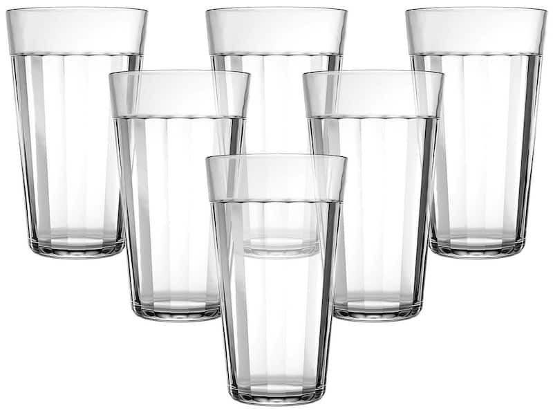 Jogo de Copos de Vidro 450ml 6 Peças Nadir Americano Long Drink