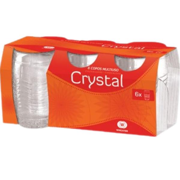 Imagem de Jogo de Copos de Vidro  Cristal Transparentes -280 ML para Suco, Água e Refrigerante, Conjunto de copos, Jogo de copos