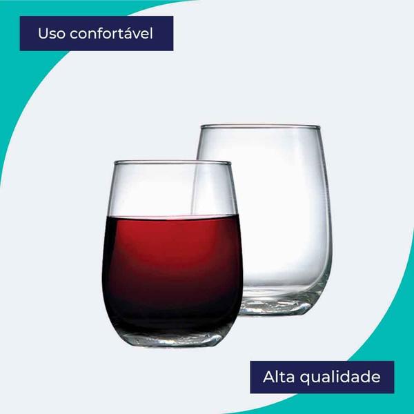 Imagem de Jogo de Copos de Vidro Emerald Para Vinho Tinto 500ml 12pcs - Ruvolo