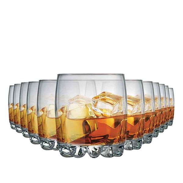 Imagem de Jogo de Copos de Vidro Riviera On The Rocks Para Whisky 310ml 12 Pcs - Ruvolo