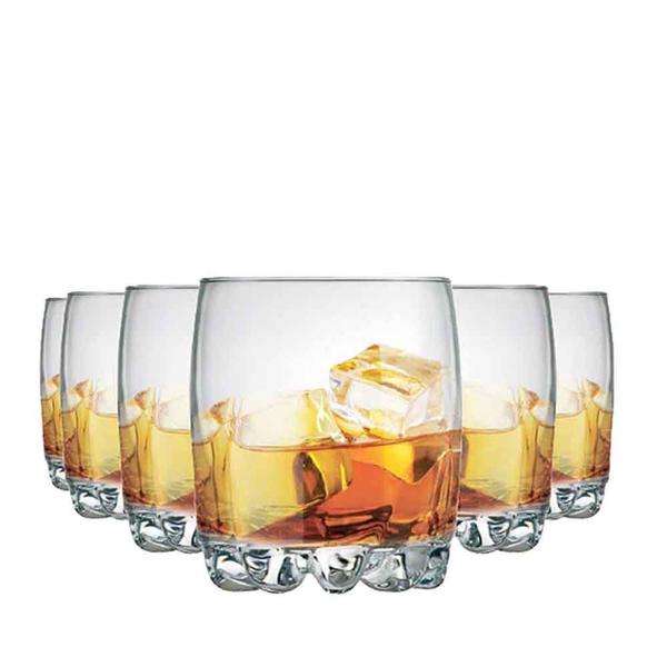 Imagem de Jogo de Copos de Vidro Riviera On The Rocks Para Whisky 310ml 6pcs - Ruvolo