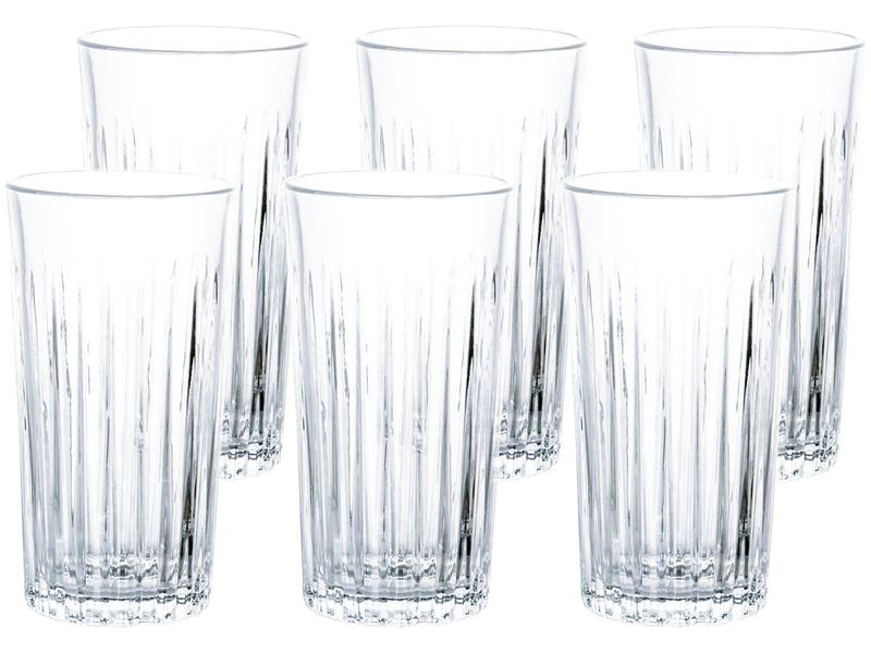 Jogo de Copos de Vidro Transparente 350ml 6 Peças Haus Concept Imperial