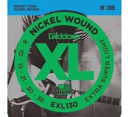 Imagem de Jogo De Cordas D'addario Para Guitarra Exl130 + Palhetas