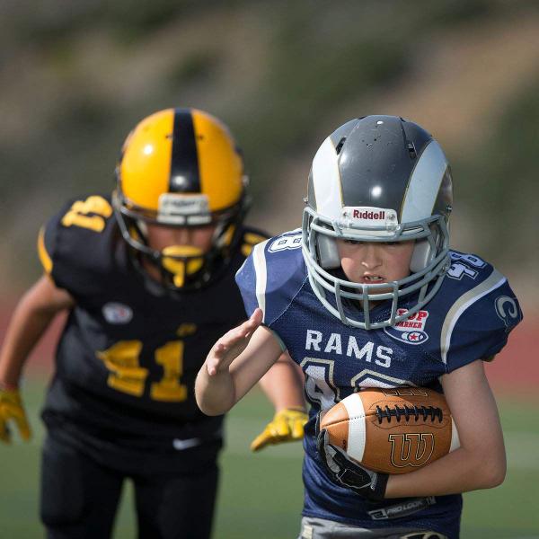 Imagem de Jogo de couro Football Wilson GST Brown Junior Size