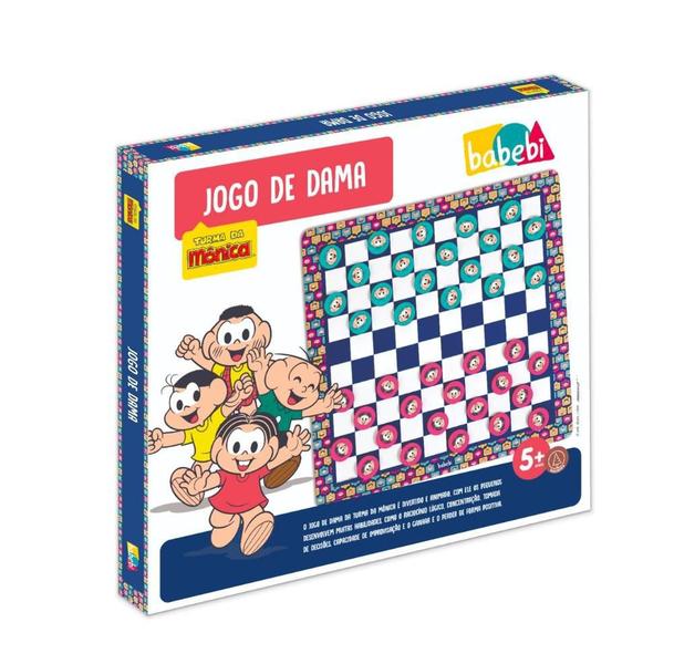 Jogo de Dama Turma da Mônica - Babebi 6053 Imagem de Jogo de Dama Turma da Mônica - Babebi 6053