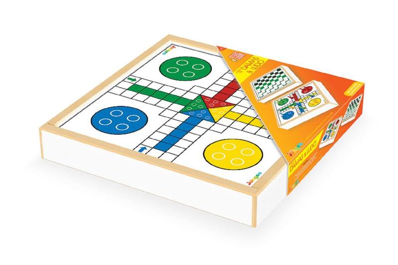 Jogo De Damas e Ludo 236 - Jungee - JUNGES Imagem de Jogo De Damas e Ludo 236 - Jungee