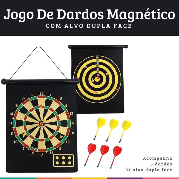 Imagem de Jogo De Dardos Dupla Face Magnético Ponta Imã Tiro Ao Alvo