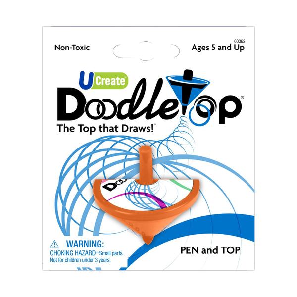 Imagem de Jogo de desenho U-Create Doodletop Twister Kit para crianças a partir de 5 anos